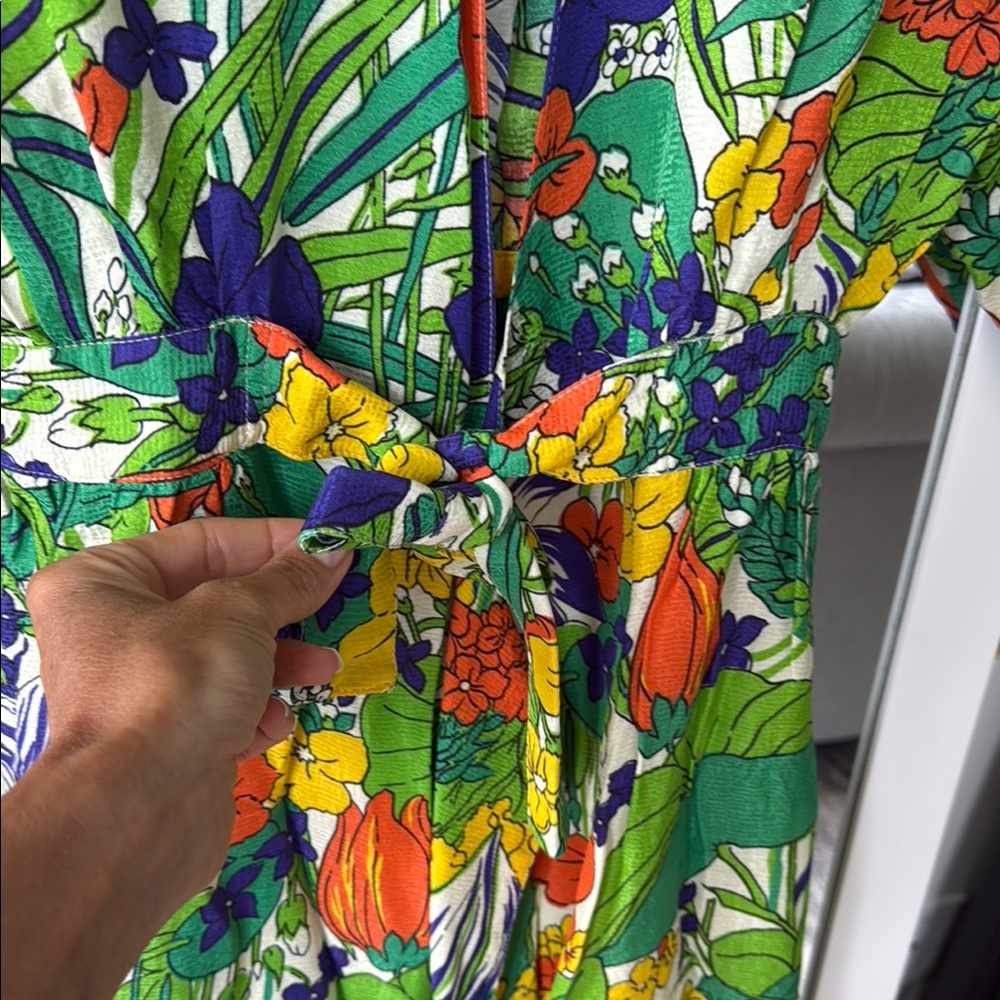 Roseanna Multicolor Floral Long Sleeve Dress - Picture 5 of 6